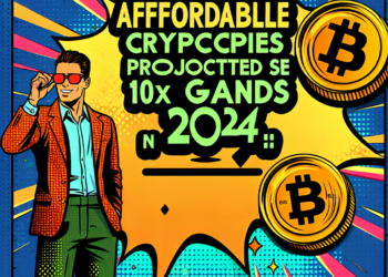 3 Cryptos Abordables Envisageant 10x Gains en 2024