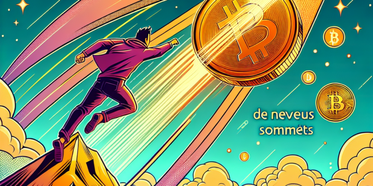 Bitcoin s'envole - direction de nouveaux sommets