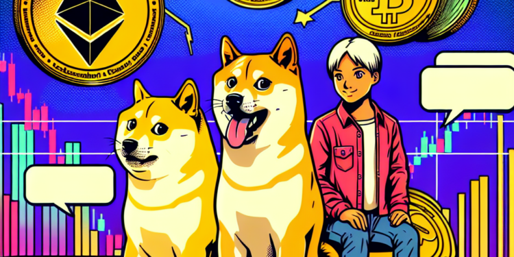 Capitalisation Boursière d'Ethereum sur Dogecoin et Shiba