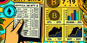 Analyse des Prix Crypto 7-19 BTC, ETH, SOL, TON, DOT, BONK, TIA