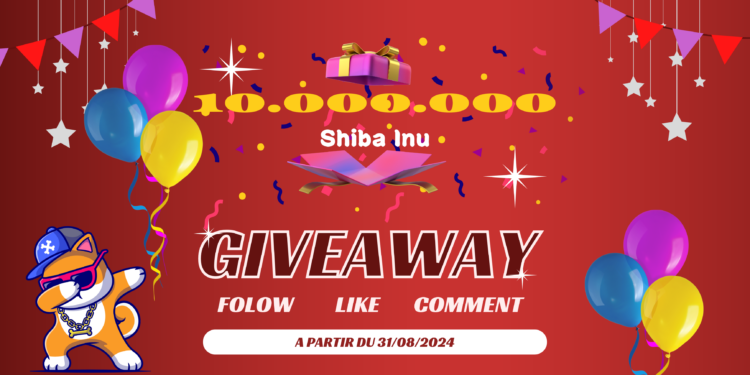 🎉 Giveaway Shiba Inu - 10 Millions de Coins à Gagner ! 🎉