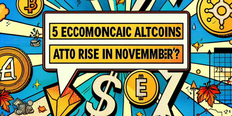 Ces 5 Altcoins Économiques Prévoient des Hausses en Novembre