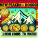 Nouveaux Sommets pour Dogecoin : 3 Meme Coins à Suivre