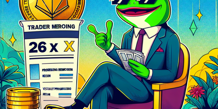 Trader PEPE: 26x avec un Memecoin Solana prometteur