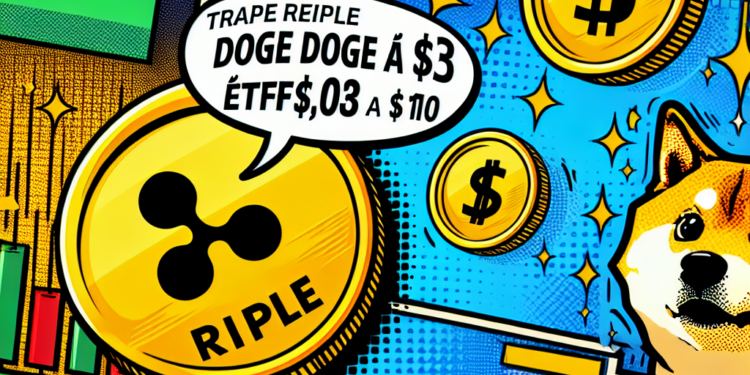 Trader Ripple Prévoit DOGE à $3 ETFSwap de $0,038 à $10