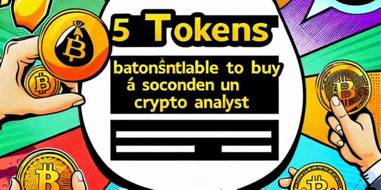 5 Tokens Incontournables à Acheter, selon un analyste crypto