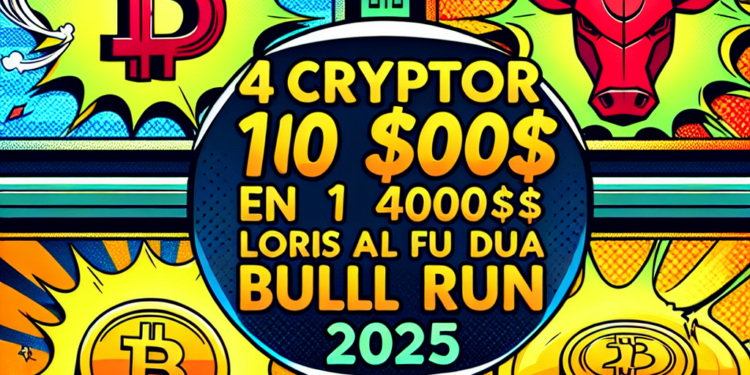 4 cryptos pour transformer 10 000$ en 1M$ lors du bull run 2025